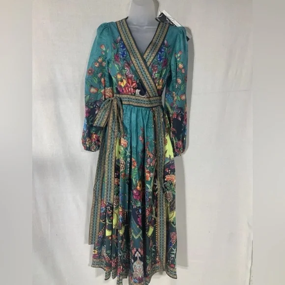 Dalia Mc Phee Women’s Floral Wrap Size M - Picture 7 of 8